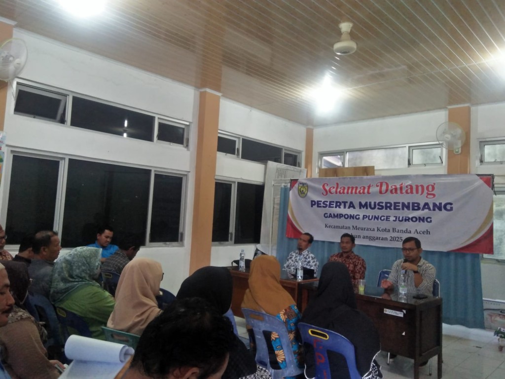 MUSRENBANG Gampong Punge Jurong